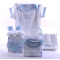Baby 4 Pcs Clothing Set Blue (Organic)